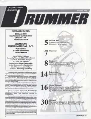 Drummer Issue 163: Contents-1